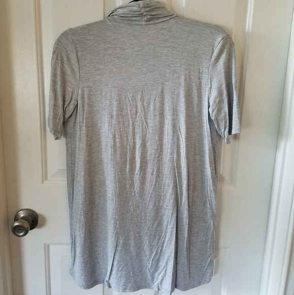 SALE🔥LAST 2! Slouchy Wrap Top in Gray - Picture 8 of 8